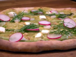Spring Pizza With Asparagus