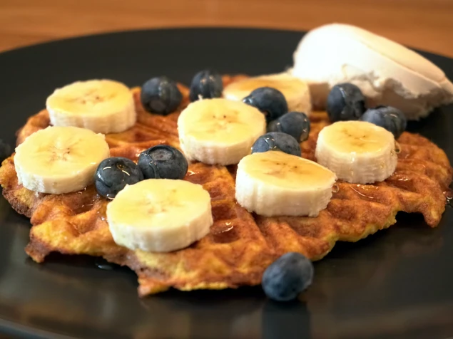 Sweet potato waffles thumbnail #1